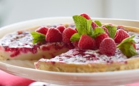 Clafoutis aux framboises